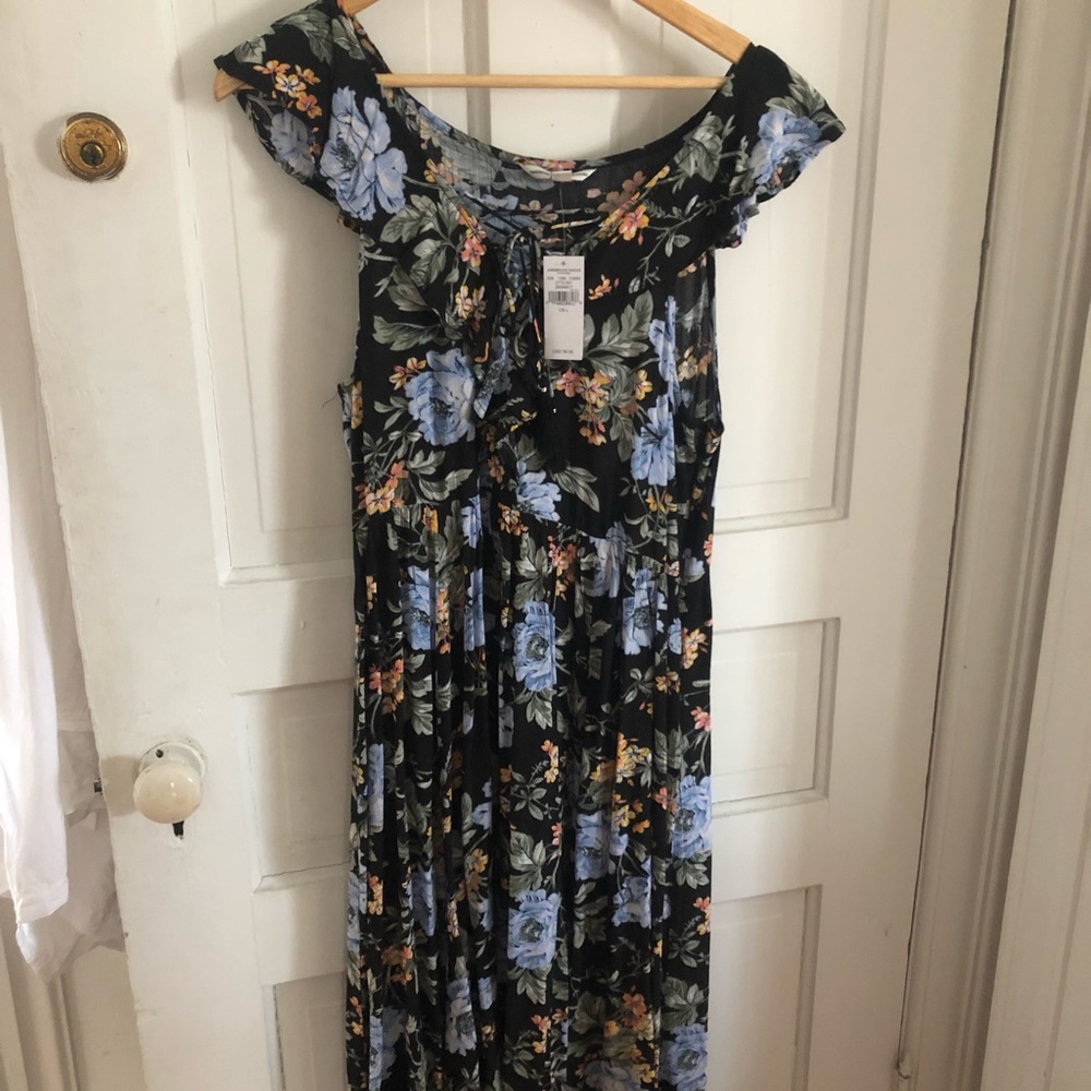 American Eagle high/low maxi dress